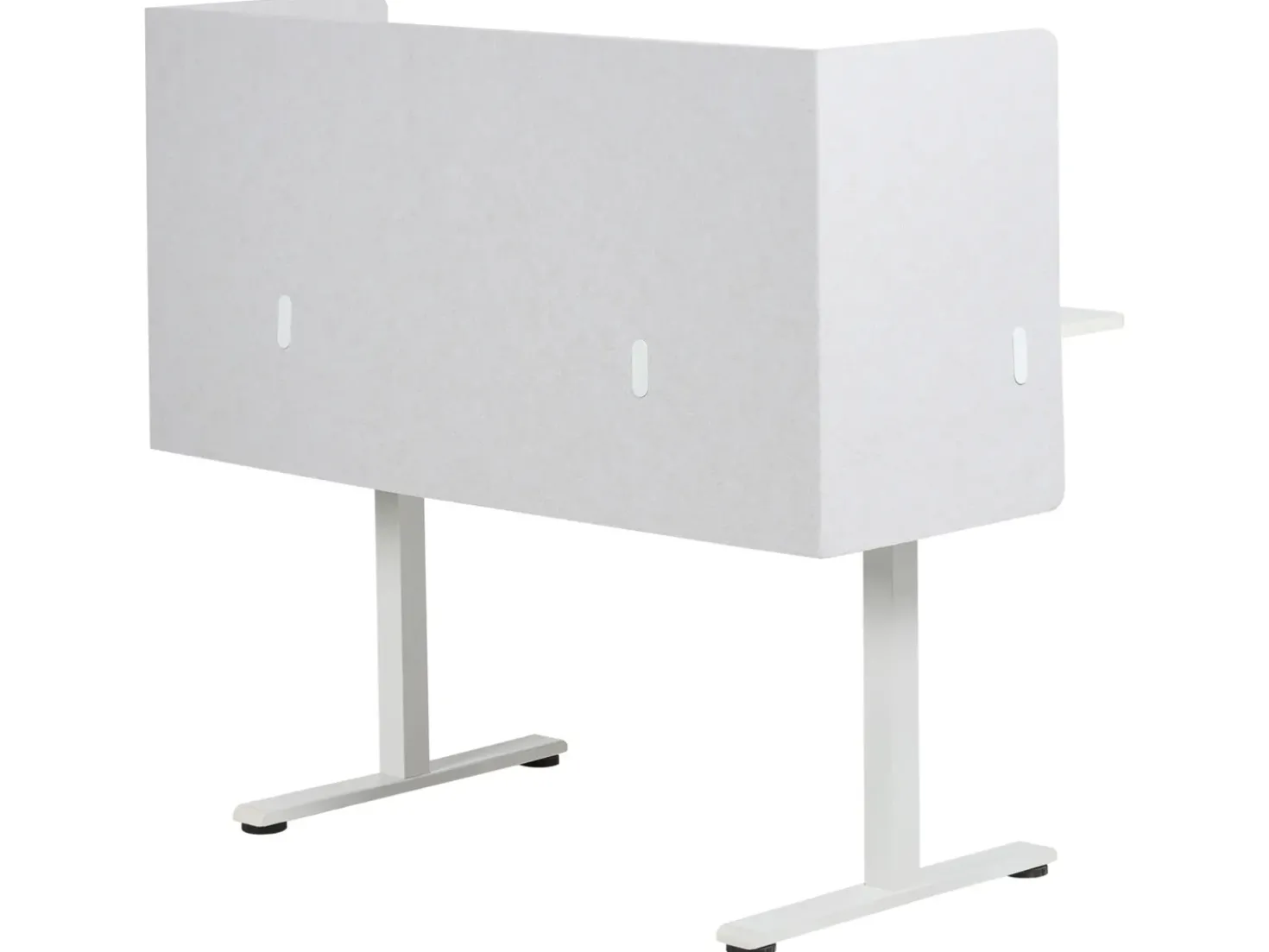 Divisorio da scrivania SOLOA 210 x 61 cm Bianco sporco