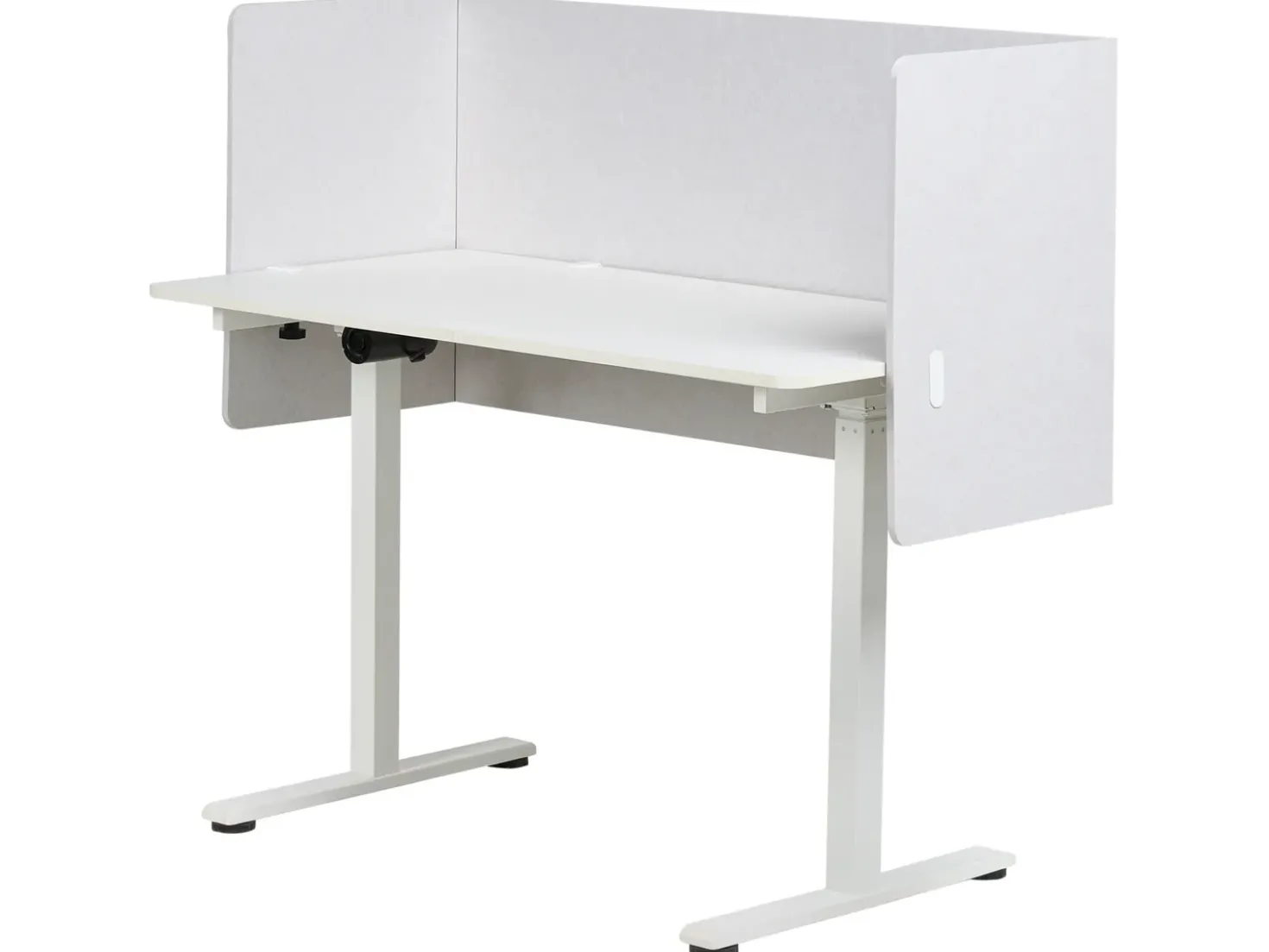 Divisorio da scrivania SOLOA 210 x 61 cm Bianco sporco
