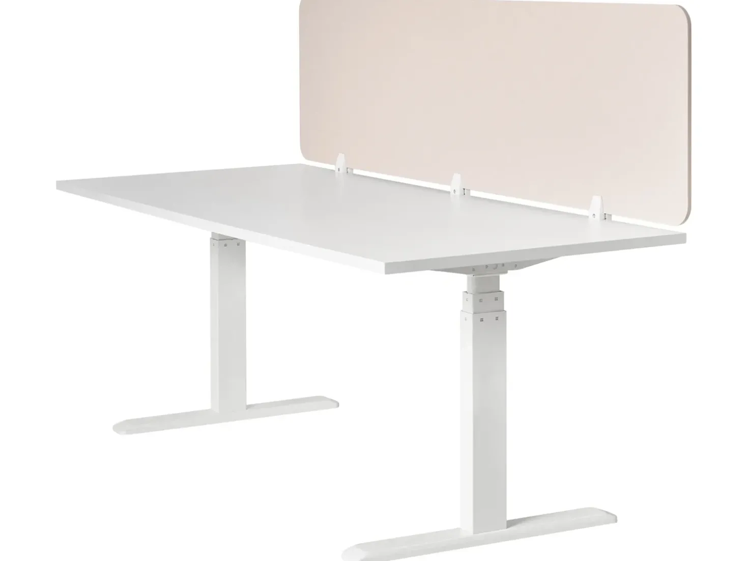 Divisorio da scrivania SPLIT 180 x 50 cm Beige