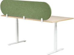 Divisorio da scrivania SPARKY 160 x 40 cm Verde