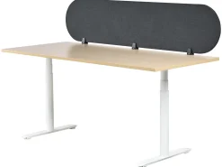 Divisorio da scrivania SPARKY 180 x 40 cm Grigio scuro