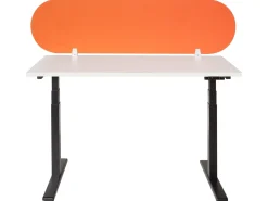 Divisorio da scrivania SPARKY 160 x 40 cm Arancione