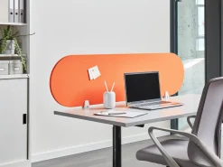 Divisorio da scrivania SPARKY 160 x 40 cm Arancione