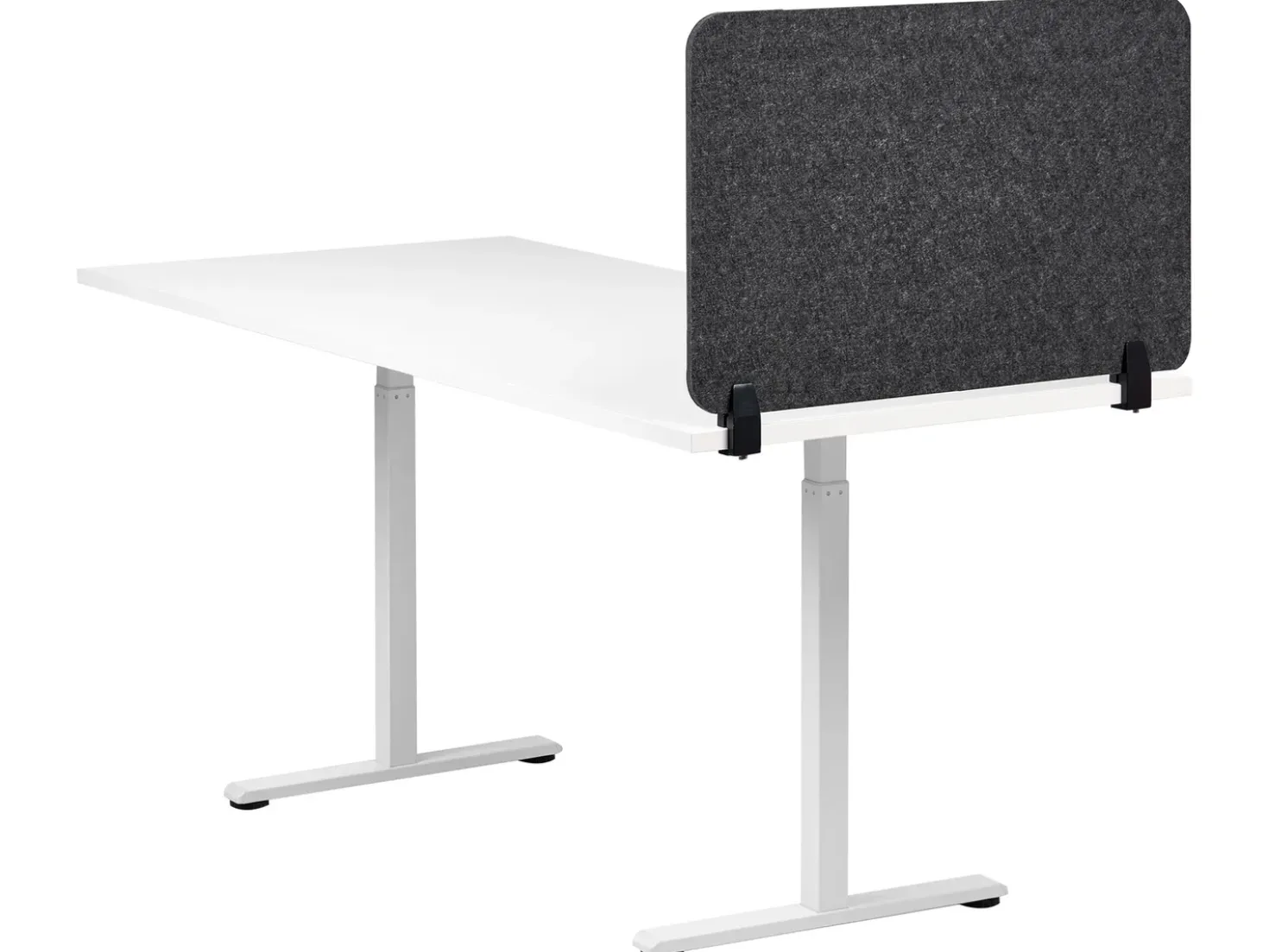 Divisorio da scrivania SPLIT 80 x 50 cm Grigio scuro