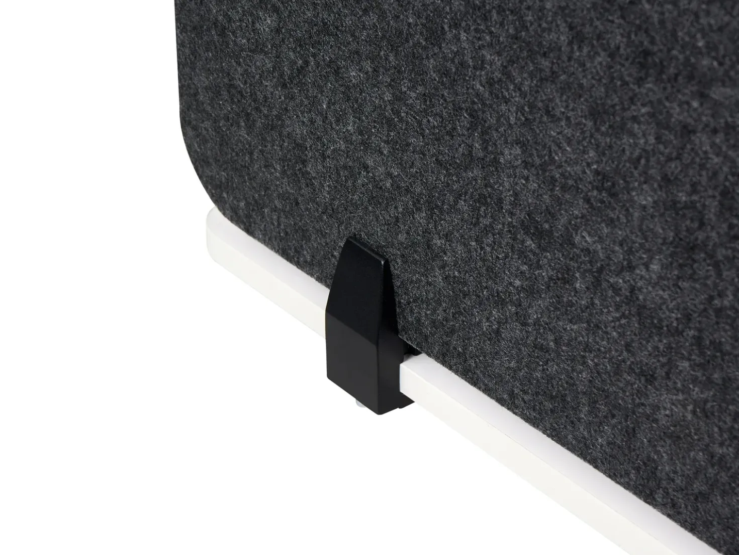 Divisorio da scrivania SPLIT 80 x 50 cm Grigio scuro