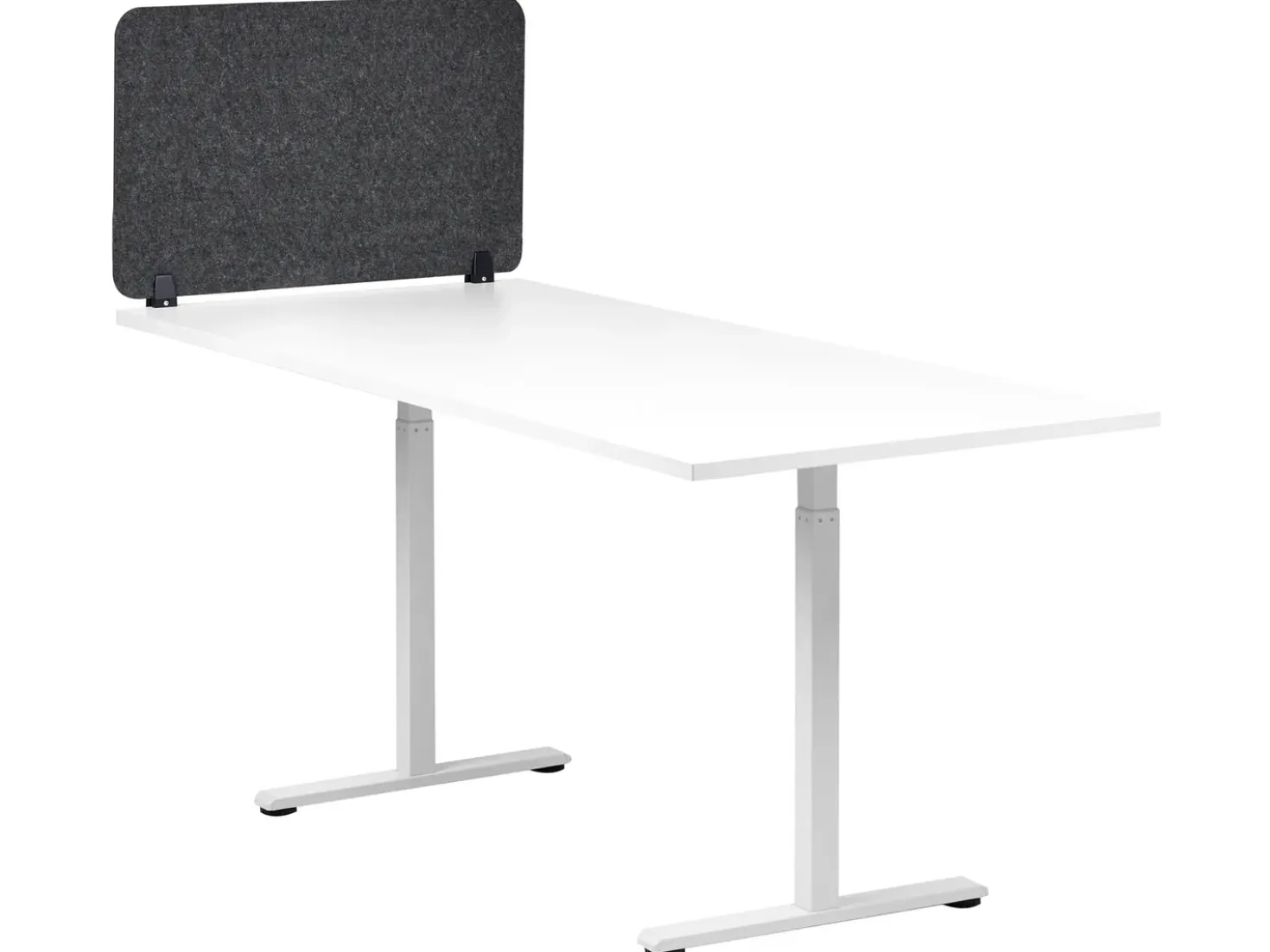 Divisorio da scrivania SPLIT 80 x 50 cm Grigio scuro