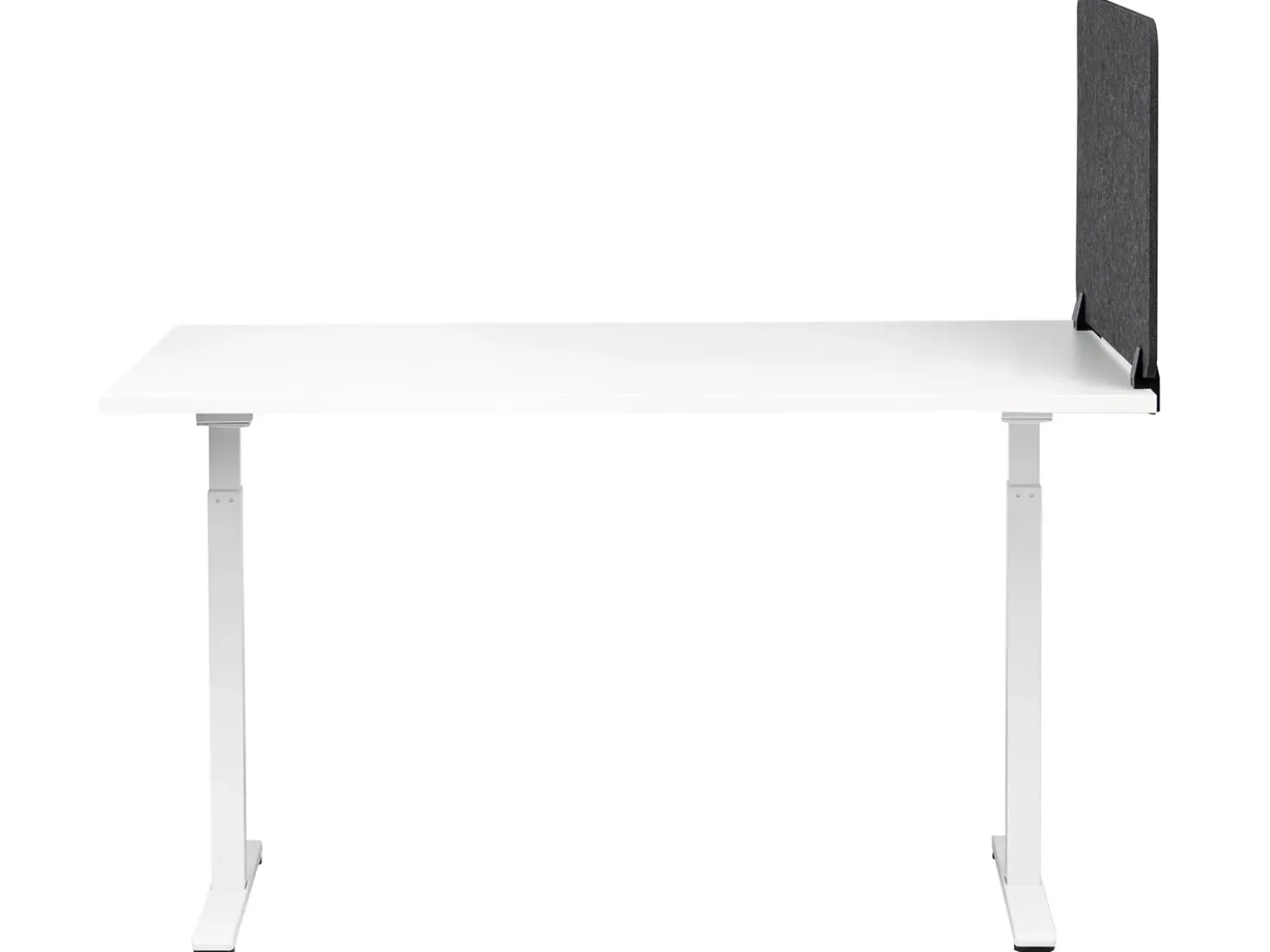 Divisorio da scrivania SPLIT 80 x 50 cm Grigio scuro