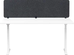 Divisorio da scrivania SPLIT 180 x 50 cm Grigio scuro