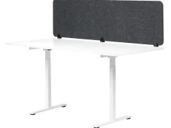 Divisorio da scrivania SPLIT 180 x 50 cm Grigio scuro