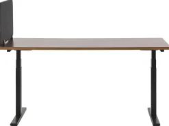 Divisorio da scrivania WALLY 80 x 40 cm Grigio scuro