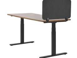 Divisorio da scrivania WALLY 80 x 40 cm Grigio scuro