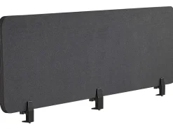Divisorio da scrivania WALLY 180 x 40 cm Grigio scuro
