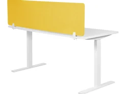 Divisorio da scrivania WALLY 160 x 40 cm Giallo