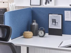 Divisorio da scrivania WALLY 160 x 40 cm Blu