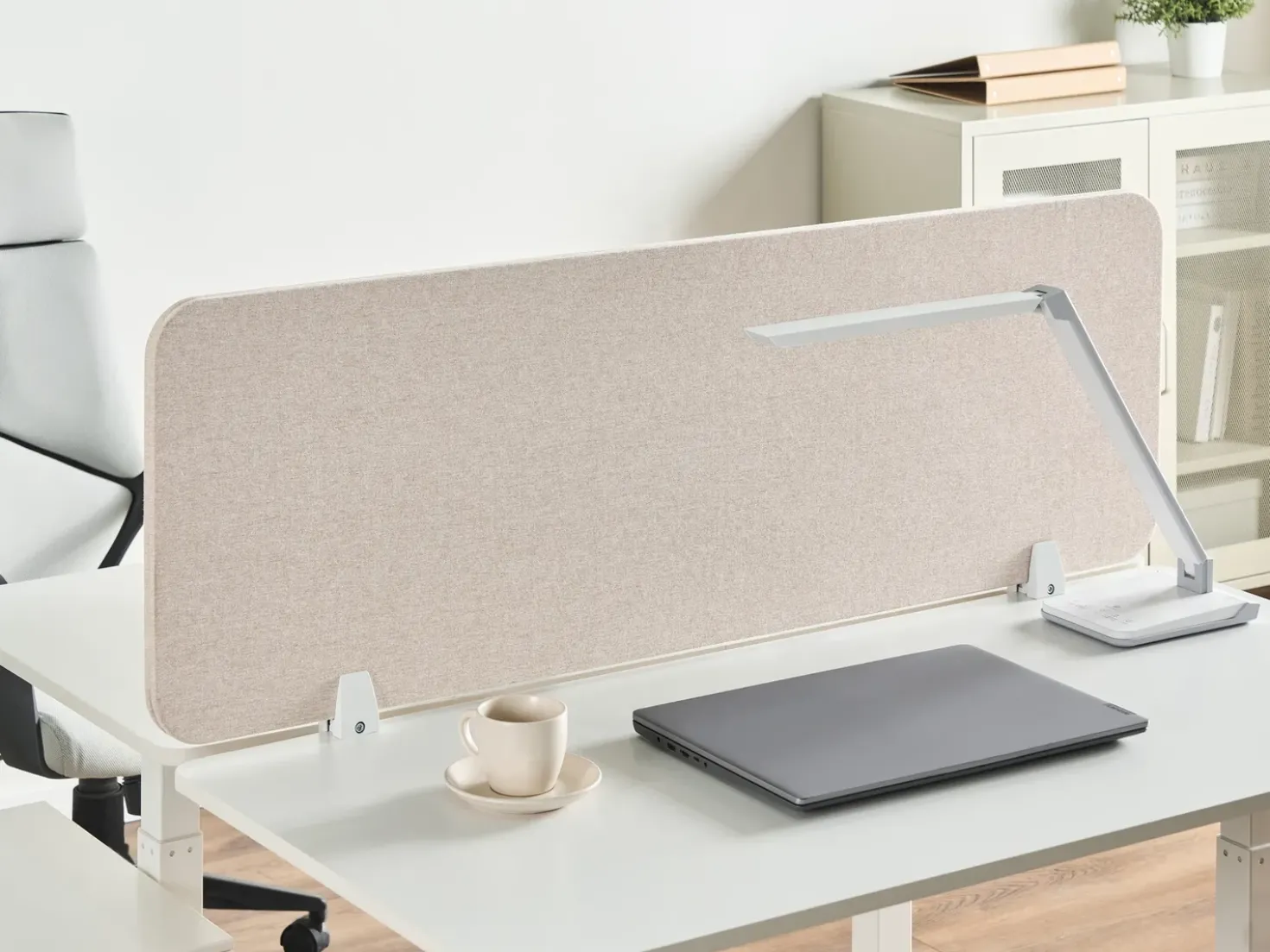 Divisorio da scrivania WALLY 120 x 40 cm Beige