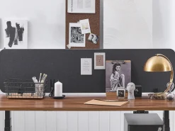 Divisorio da scrivania WALLY 160 x 40 cm Grigio scuro