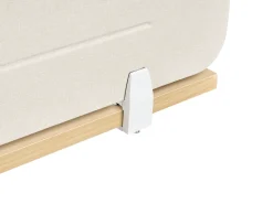 Divisorio da scrivania ZIGGY 180 x 40 cm Beige chiaro
