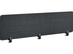 Divisorio da scrivania ZIGGY 180 x 40 cm Grigio scuro