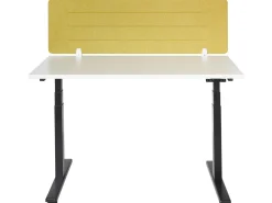 Divisorio da scrivania ZIGGY 130 x 40 cm Giallo