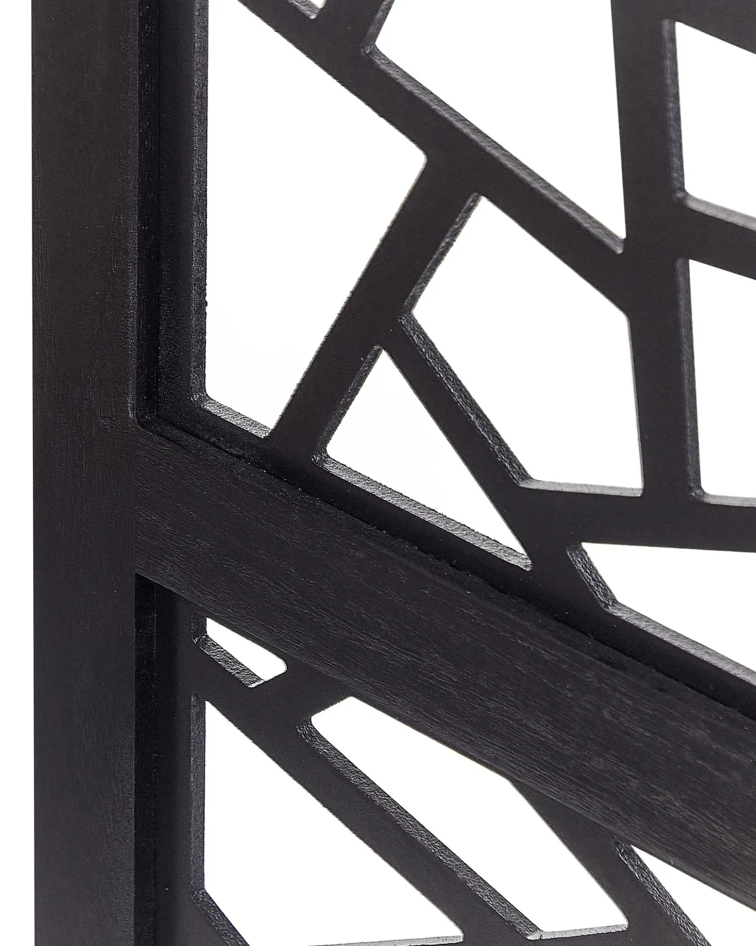Divisorio per ambienti a 4 pannelli PIANLARGO Nero 163 cm 170 cm
