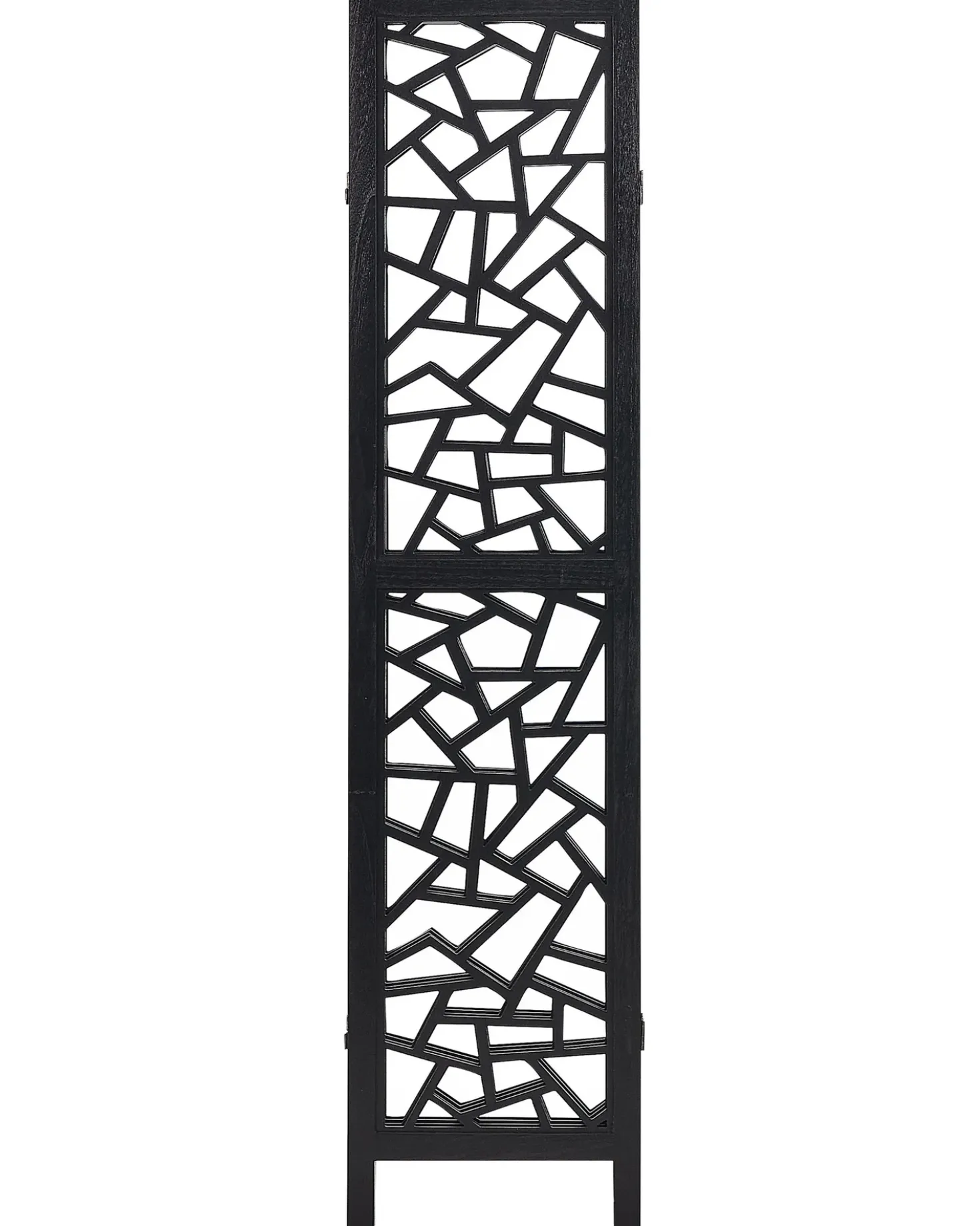 Divisorio per ambienti a 4 pannelli PIANLARGO Nero 163 cm 170 cm