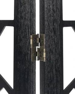Divisorio per ambienti a 4 pannelli PIANLARGO Nero 163 cm 170 cm