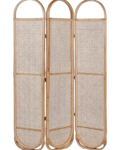 Divisorio per ambienti a 3 pannelli CORTONA Marrone chiaro 118 cm 180 cm