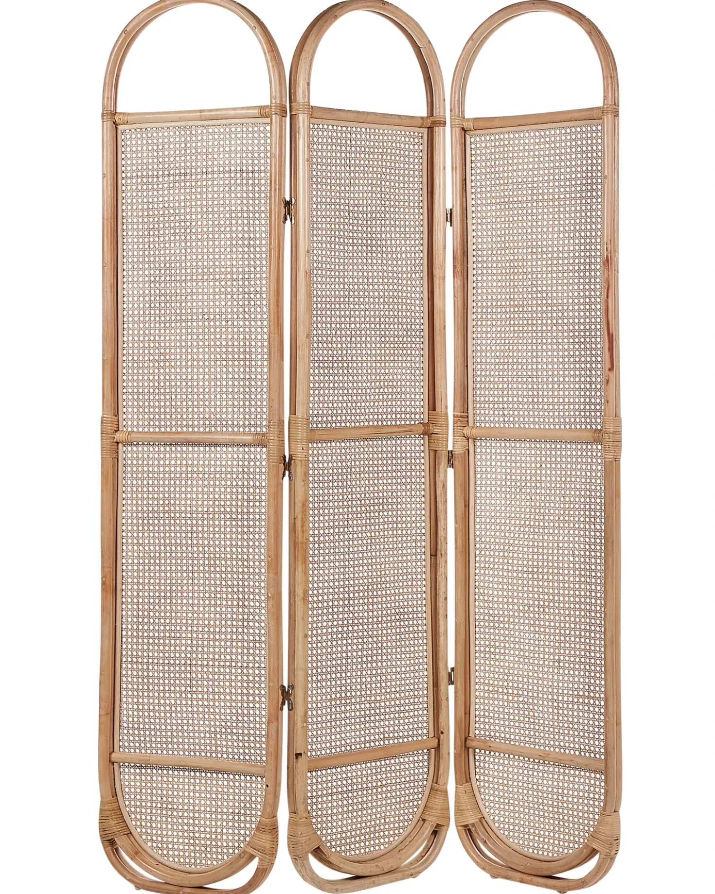 Divisorio per ambienti a 3 pannelli CORTONA Marrone chiaro 118 cm 180 cm