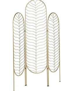 Divisorio per ambienti a 3 pannelli PESCIA Oro 120 cm 160 cm