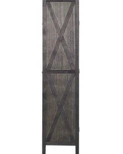 Divisorio per ambienti a 4 pannelli RIDANNA Marrone scuro 163 cm 170 cm