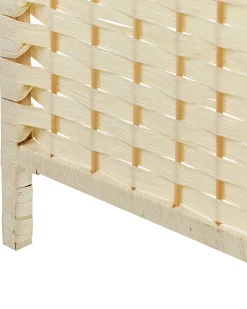 Divisorio per ambienti a 4 pannelli LAPPAGO Beige chiaro 163 cm 170 cm