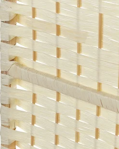 Divisorio per ambienti a 4 pannelli LAPPAGO Beige chiaro 163 cm 170 cm