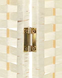 Divisorio per ambienti a 4 pannelli LAPPAGO Beige chiaro 163 cm 170 cm