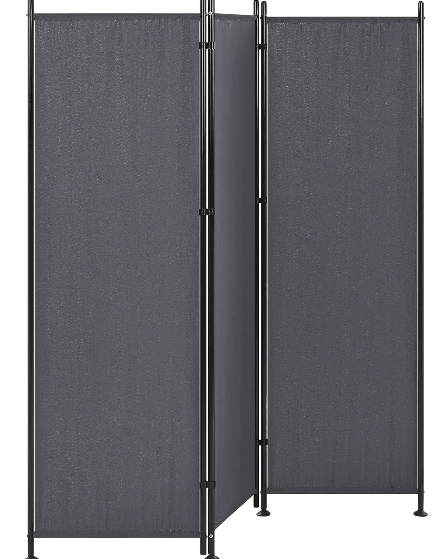 Divisorio per ambienti a 3 pannelli NARNI Grigio 160 cm 170 cm