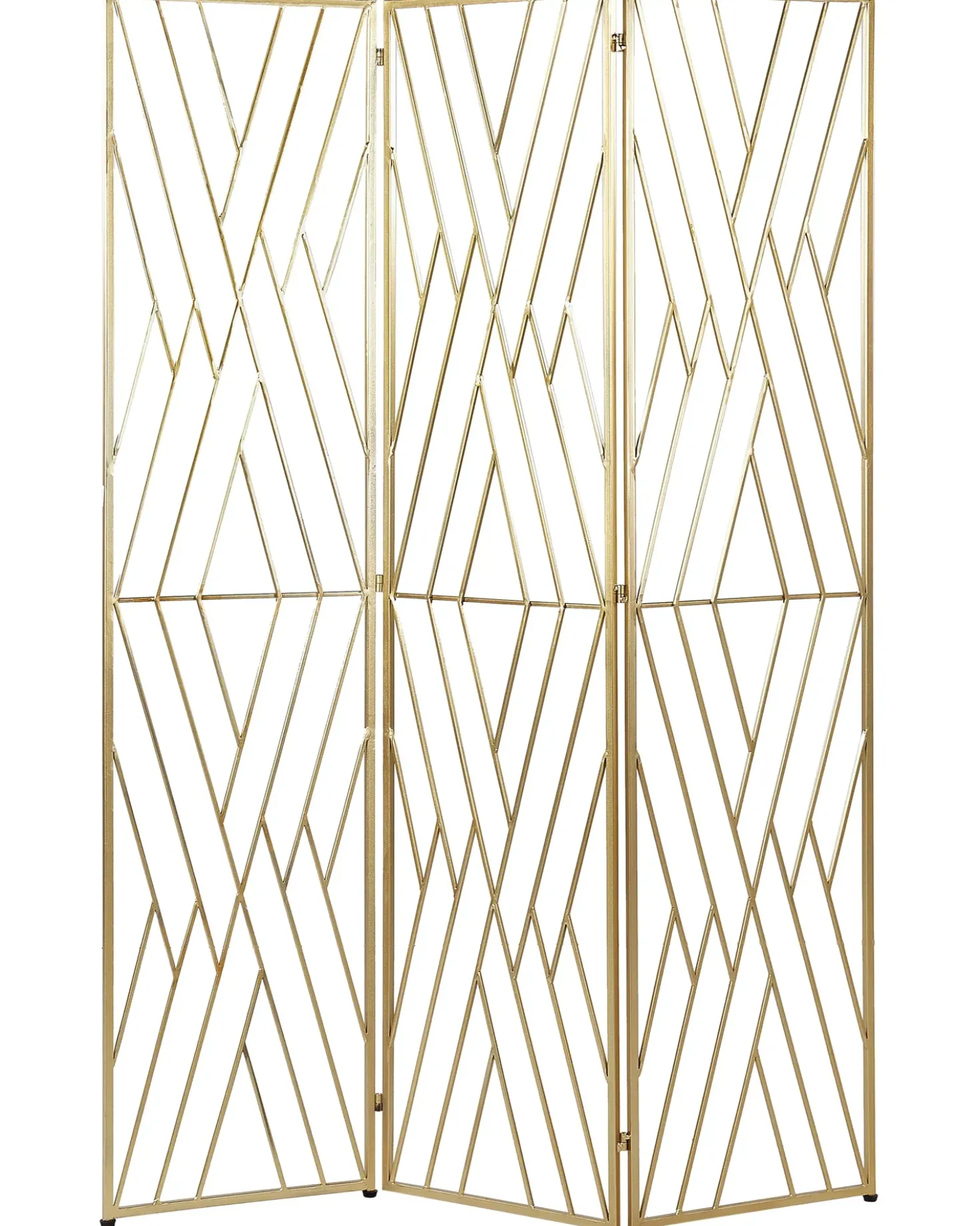 Divisorio per ambienti a 3 pannelli ASOLO Oro 117 cm 170 cm