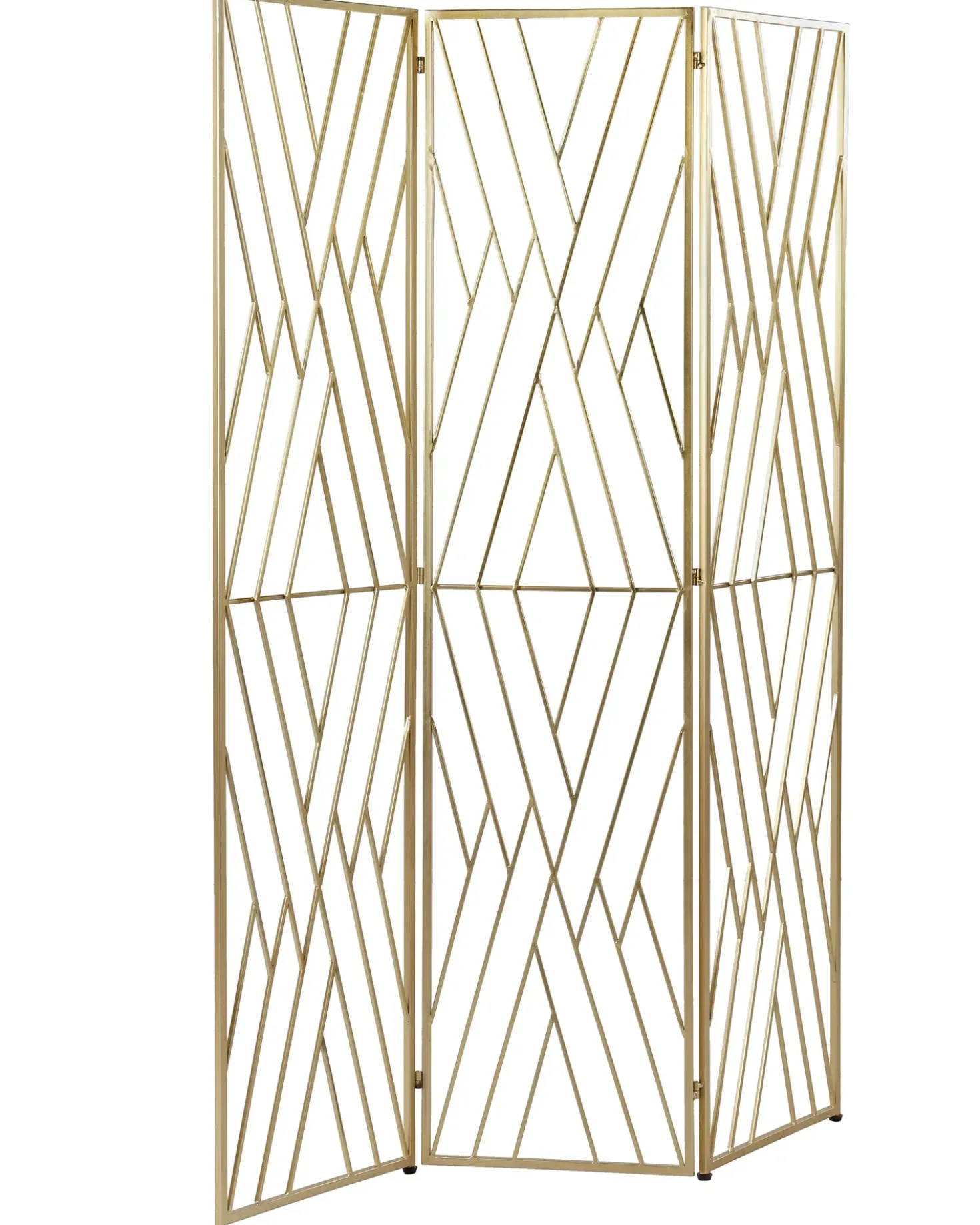 Divisorio per ambienti a 3 pannelli ASOLO Oro 117 cm 170 cm