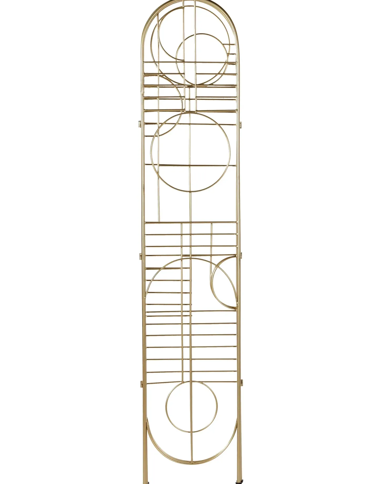 Divisorio per ambienti a 3 pannelli TURANIA Oro 100 cm 170 cm