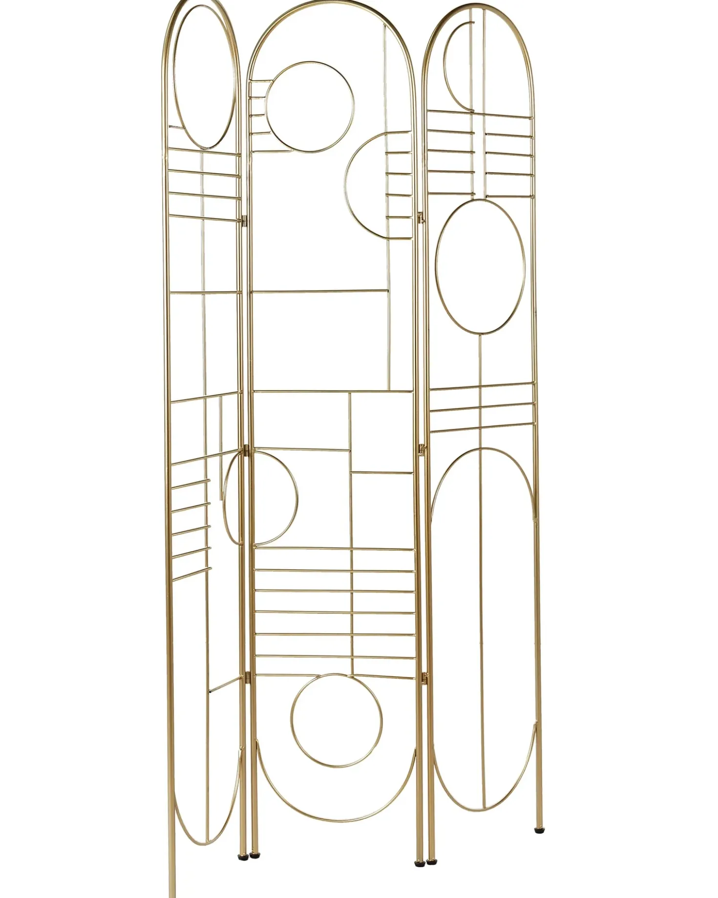 Divisorio per ambienti a 3 pannelli TURANIA Oro 100 cm 170 cm