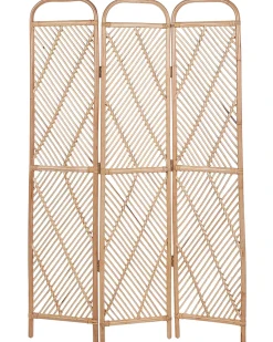 Divisorio per ambienti a 3 pannelli COSENZA Marrone chiaro 106 cm 180 cm