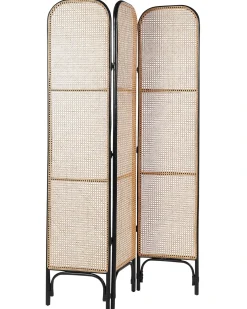 Divisorio per ambienti a 3 pannelli POTENZA Marrone chiaro 105 cm 180 cm