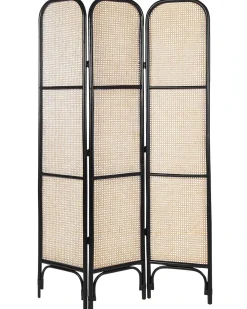 Divisorio per ambienti a 3 pannelli POTENZA Marrone chiaro 105 cm 180 cm