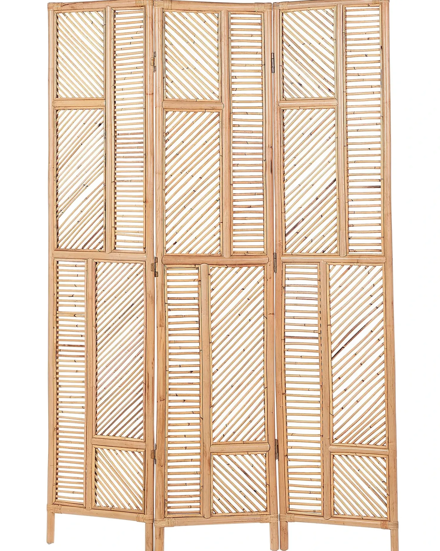 Divisorio per ambienti a 3 pannelli LAMEZIA Marrone chiaro 117 cm 180 cm