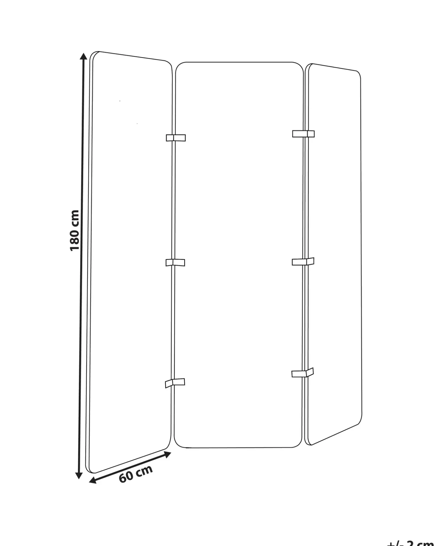 Divisorio per ufficio FUTURA 180 x 180 cm Beige