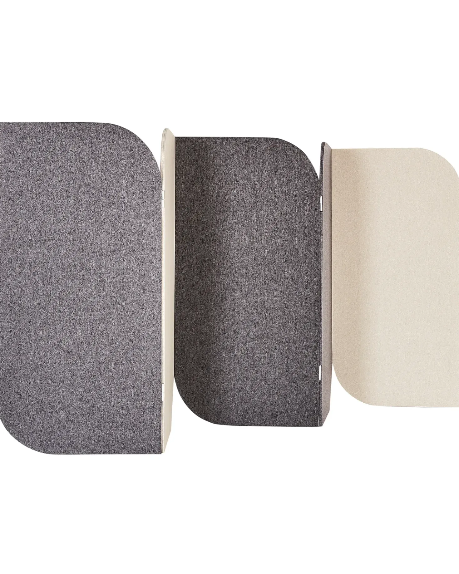 Divisorio per ufficio SHADY 400 x 160 cm Grigio