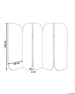 Divisorio per ufficio SHADY 400 x 160 cm Grigio