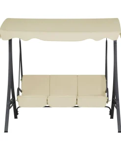 Dondolo da giardino GARBO Metallo Beige