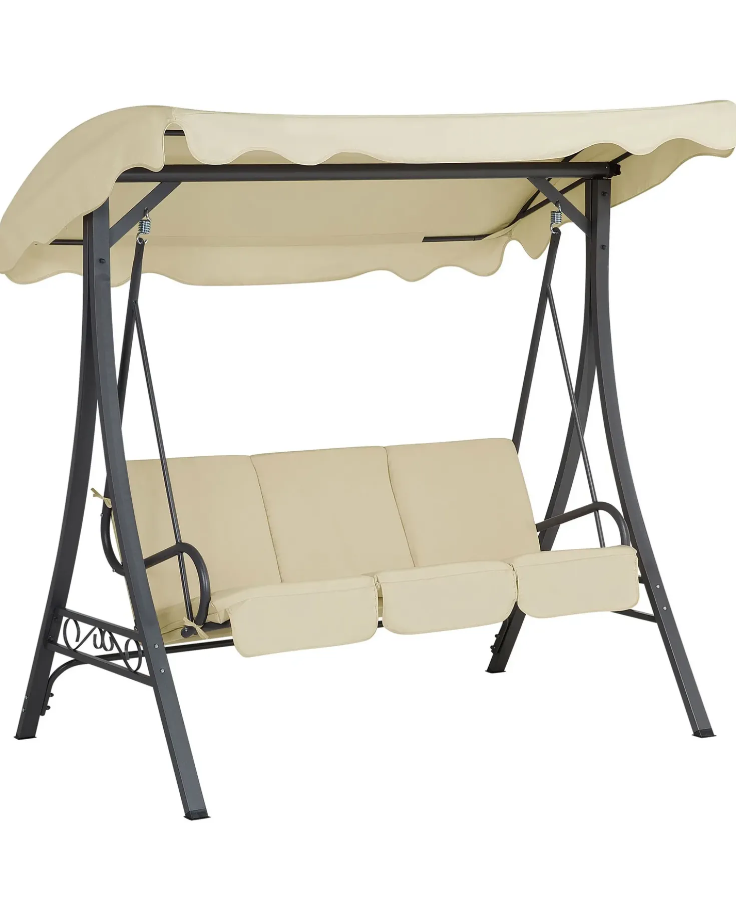 Dondolo da giardino GARBO Metallo Beige