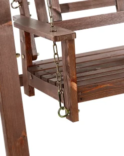 Dondolo da giardino NERITO Legno di abete Marrone scuro