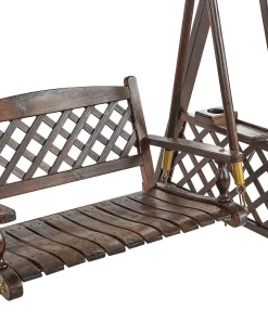 Dondolo da giardino SENARICA Legno di abete Marrone scuro