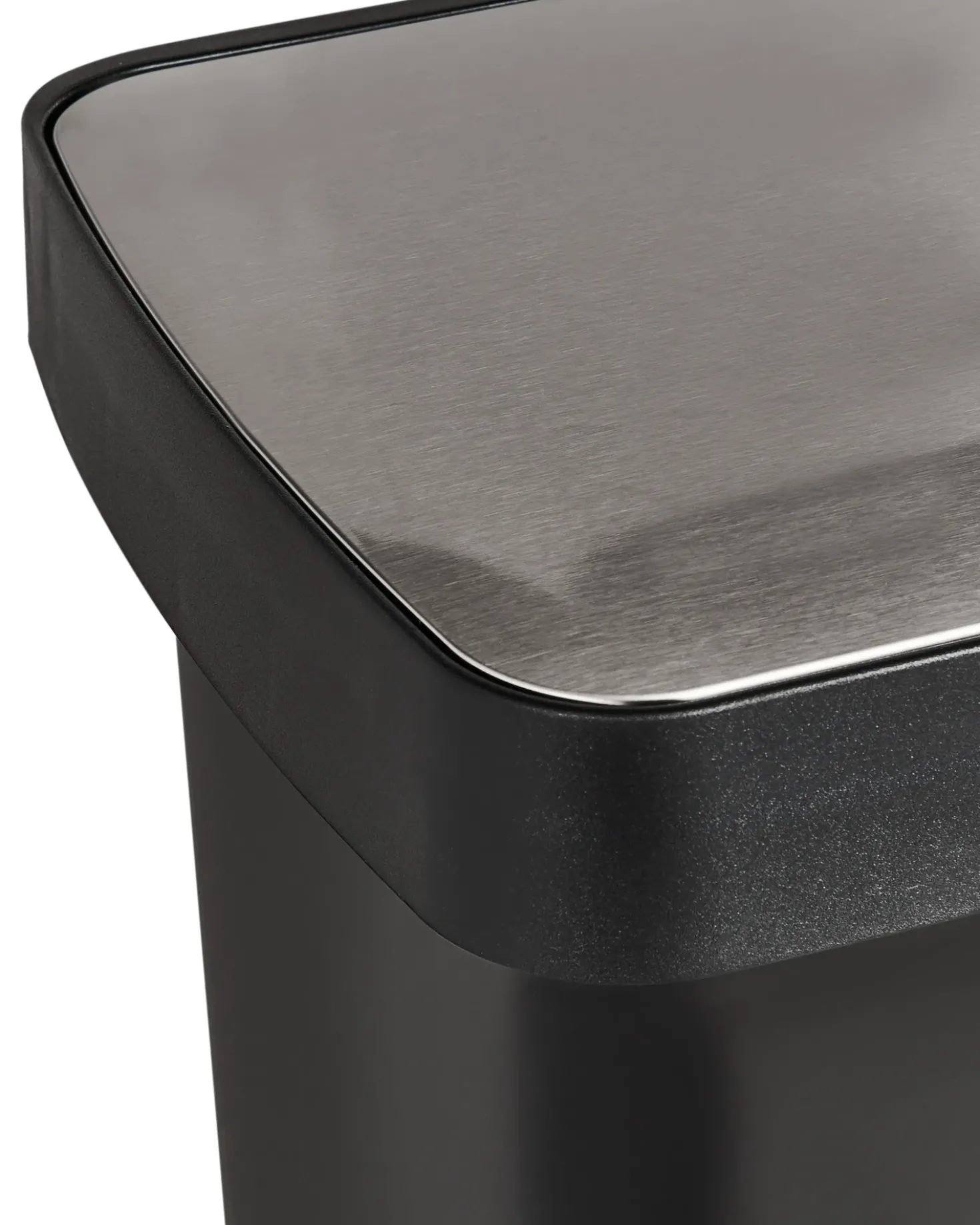 Doppio cestino per i rifiuti 60 L ECOSORT Metallo Nero